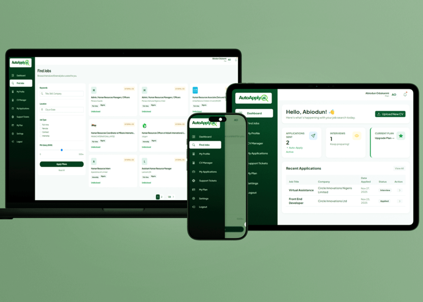 AutoApply Dashboard